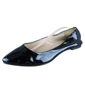 Bcbgeneration MIllie Women Ballet Shoes‎ Size 7.5 Medium Black Synthetic Slip On